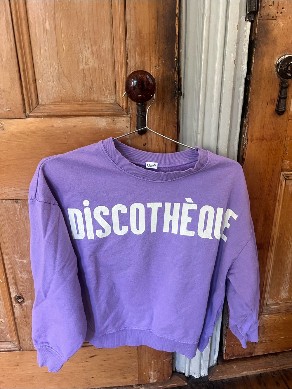 Clare V Discotheque Sweatshirt